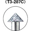 T3-287C ダイヤモンドバー(3mm軸) TRUSCO 08365795