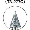 T3-277C ダイヤモンドバー(3mm軸) TRUSCO 08365874