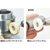 233H-9 平型ブラシ フランネル(布) TRUSCO 08371133