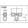 TN-0212T ねじ込み継手チーズ(内×内×外ねじ) TRUSCO 08374852