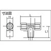 TN-0213T ねじ込み継手異径チーズ TRUSCO 08374974