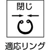 62-3B スナップリングプライヤー(穴用) TRUSCO 08382561