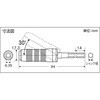 TEUJ-2B 電動ドライバーソケット TRUSCO 08382963