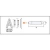 SKC-40 逆英字刻印セット4mm TRUSCO 08385772