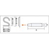 SKD-15-5 手打ちバラ刻印 数字 TRUSCO 08385867