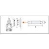 SKD-15EO 手打ちバラ刻印 英字 TRUSCO 08387111