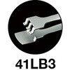 41LB3-SA ウエハー用フラット型ピンセット TRUSCO 08405284