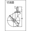 TYST-100NUES 帯電防止性ワゴン用自在キャスター TRUSCO 08405817