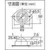 S-8B ボールキャスター プレス成型品 TRUSCO 08416511