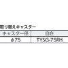 PC-4545G 合板製平台車プティカルゴ ゴム車 TRUSCO 08417945