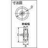 TUW-130 車輪のみ(ウレタン) TRUSCO 08418602