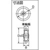 TW-130 車輪のみ(ゴム) TRUSCO 08418654