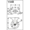 TUK-100 プレス製ウレタン固定車 TRUSCO 08418733
