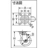 TUJB-100 プレス製ウレタン自在金具付 TRUSCO 08419065