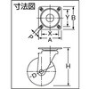 TXUJ-100 省音キャスターウレタン自在金具100mm TRUSCO 08419634