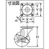 TXUJB-100 省音キャスターウレタン自在金具100mm TRUSCO 08419643
