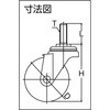 TYSST-100N 耐薬品性ワゴン用自在キャスター100mm TRUSCO 08420282