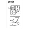 TYSGUJ-130 ナイロンホイルウレタン車 ステンレス金具 TRUSCO 08420334