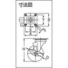 TYSGUJ-100S ナイロンホイルウレタン車 ステンレス金具 TRUSCO 08420316
