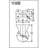 TYPUK-100 耐寒性ウレタン車(固定車) TRUSCO 08420544