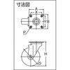 TYPBJ-100 耐熱性フェノール車(自在車) TRUSCO 08420632