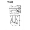 TYPBK-100 耐熱性フェノール車(固定車) TRUSCO 08420657