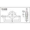 THS-15-30M ステンレスベアリング戸車 TRUSCO 08420912