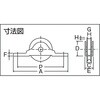 THS-15-30M ステンレスベアリング戸車 TRUSCO 08420912
