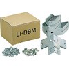 LI-DBM ボルトレス棚用(天弛金具セット) TRUSCO 08423746