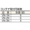 UPR-C1 VN棚(VNコンテナ用受) TRUSCO 08427544