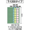 T-1200W パネルコンテナラック Tシリーズ用パネル TRUSCO 08427702