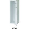 WCML 掃除用具ケースミニタイプ 片開型 W317×D400×H1110 TRUSCO 08537962