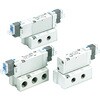 SYJ7140-2DD-02 SYJ7000 Series 5ポートソレノイドバルブ 弾性体シール ベース配管形 バルブ単体 SMC 08748629