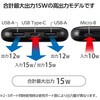 DE-C66-10000BK モバイルバッテリー 10000mAh 大容量 入力(Type-C×1 micro-B×1) 出力(Type-C×1 USB-A×2) ケーブル付属 エレコム 08766506