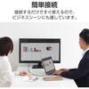 CAC-CDVI10BK2 USB Type-C - DVI 変換ケーブル ( USB-C プラグ to DVI-D プラグ ) 1920×1080 60Hz エレコム 08766610
