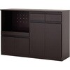 収納力に優れたキッチンカウンター<ワイドタイプ 幅118cm> 萩原