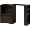 キッチンカウンター 拡張テーブルセット <スリム・収納庫タイプ 幅60cm> 萩原