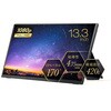 モバイル液晶モニター プロメテウスモニター 13.3型/1920×1080(FHD)/HDMI、USB Type-C/ブラック/スピーカーあり/ノングレア/IPSパネル/スタンドカバー付き uniq(ユニーク)