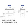SUR-1260UT-GYW yʍƑ/ω׏d150kg_otŒ莮_ʒIt_RoHS2wߑΉrV[gV_[Ne[u150V[Y RH 09275625