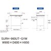 SURH-960UT-GYW yʍƑ/ω׏d150kg_otŒ莮_ʒIt_RoHS2wߑΉrV[gV_[Ne[u150V[Y RH 09275695