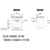 SUR-960W-GYW yʍƑ/ω׏d150kg_ChotŒ莮_RoHS2wߑΉrV[gV_[Ne[u150V[Y RH 09275939