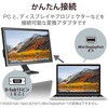 AD-MDPVGABK miniDisplayport変換アダプタ VGA(D-Sub 15ピン)-ミニディスプレイポート エレコム 09296543