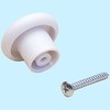 TW-032 ABSツマミ 白 WAKI(和気産業) 09310016