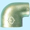 径違いエルボ 可鍛鋳鉄製管継手(白) リケン