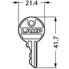 1100GLCR同 シリンダーガラス錠 LAMP(スガツネ工業) 09369963