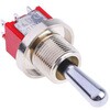 394-447 RS PRO �g�O���X�C�b�`�C DPDT�C �p�l���}�E���g�C (On)-Off-(On) RS PRO 09454229