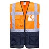 Hi Visベスト RS PRO M オレンジ ポリエステル 2 ツートーンエグゼクティブ RS PRO