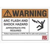 161-5875 RS PRO �댯�x�����x�� Warning - Arc Flash and Shock Hazard - Appropriate PPE Required - Follow Requirements in NFPA 70E for RS PRO 09499379