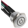 175-9635 RS PRO �����{�^���X�C�b�`�C ���[�����^���C �p�l���}�E���g�C SPST RS PRO 09510125