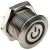 175-9190 RS PRO �����{�^���X�C�b�`�C ���[�����^���C �p�l���}�E���g�C SPST RS PRO 09509075